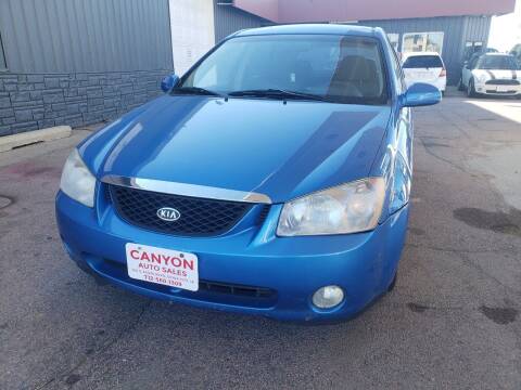 2006 Kia Spectra for sale at Canyon Auto Sales LLC in Sioux City IA