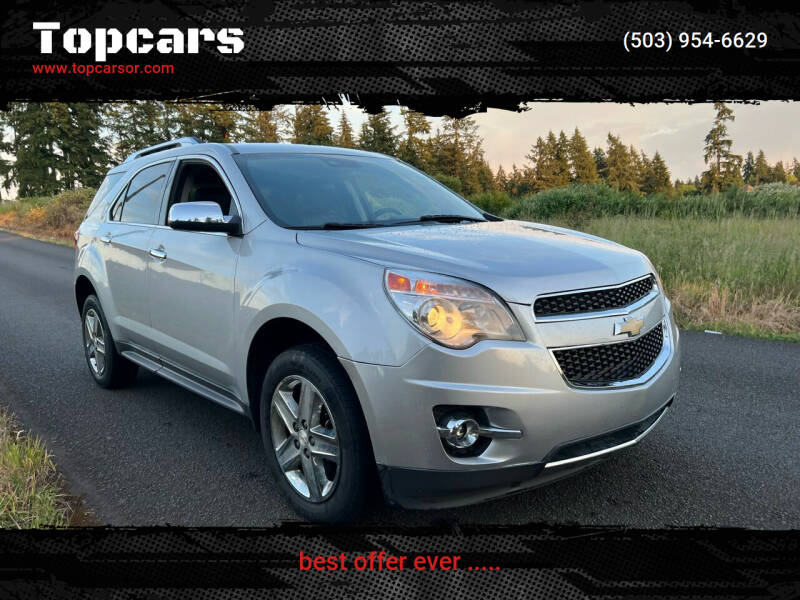 2015 Chevrolet Equinox for sale at Topcars in Wilsonville OR