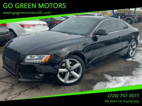 2009 Audi A5 for sale at GO GREEN MOTORS in Lakewood CO