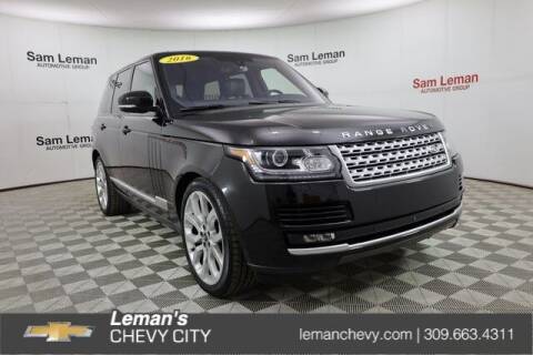 2016 Land Rover Range Rover for sale at Leman's Chevy City in Bloomington IL