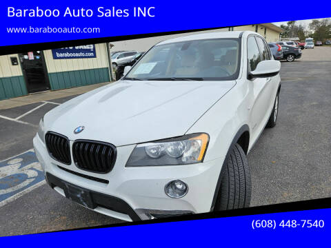 2013 BMW X3 for sale at Baraboo Auto Sales INC in Baraboo WI