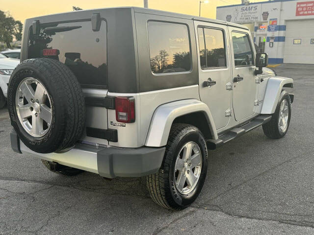 2008 Jeep Wrangler Unlimited for sale at Sams Auto Repair & Sales LLC in Harrisburg, PA