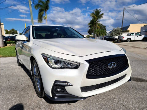 2021 Infiniti Q50 for sale at Cosmo Motors in Pompano Beach FL