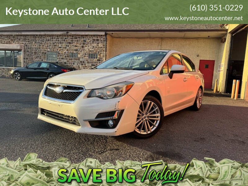 2015 Subaru Impreza for sale at Keystone Auto Center LLC in Allentown PA