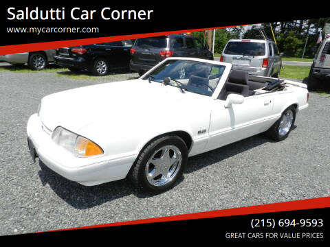 1993 Ford Mustang for sale at Saldutti Car Corner in Gilbertsville PA
