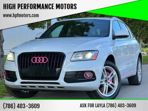 2016 Audi Q5 for sale at HIGH PERFORMANCE MOTORS in Hollywood FL