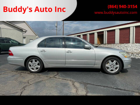 2004 Lexus LS 430 for sale at Buddy's Auto Inc in Pendleton, SC