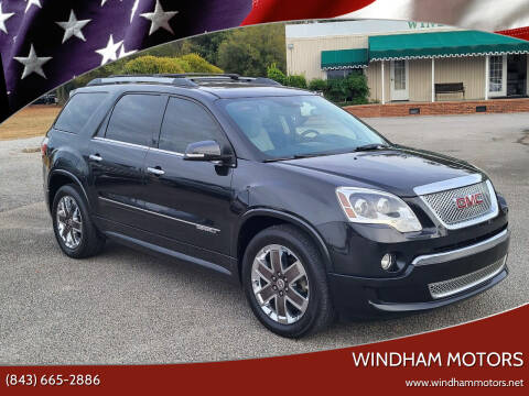 2012 GMC Acadia for sale at Windham Motors in Florence SC