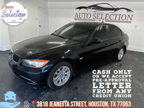 2007 BMW 3 Series for sale at Auto Selection Inc. in Houston TX