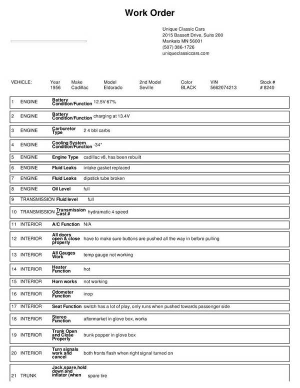 1956 Cadillac Eldorado