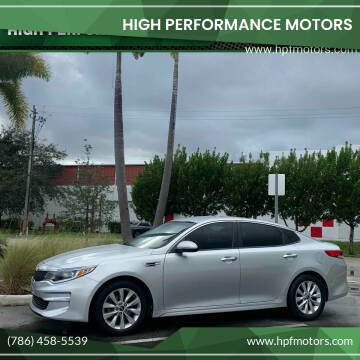 2017 Kia Optima for sale at HIGH PERFORMANCE MOTORS in Hollywood FL