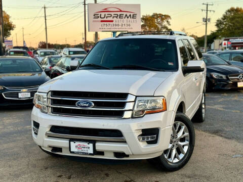 2016 Ford Expedition for sale at Supreme Auto Sales in Chesapeake VA