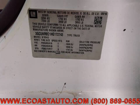 2017 Chevrolet Silverado 1500