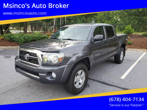 2011 Toyota Tacoma for sale at Msinco's Auto Broker in Snellville GA