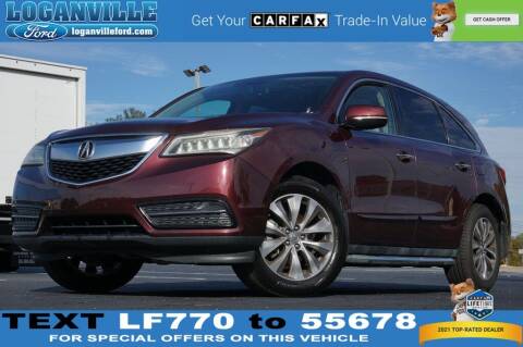 2014 Acura MDX for sale at Loganville Ford in Loganville GA