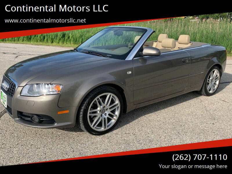2009 Audi A4 for sale at Continental Motors LLC in Hartford WI