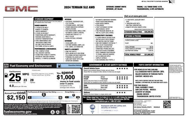 2024 GMC Terrain SLE
