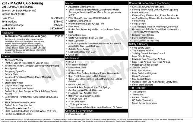 2017 Mazda CX-5 Touring