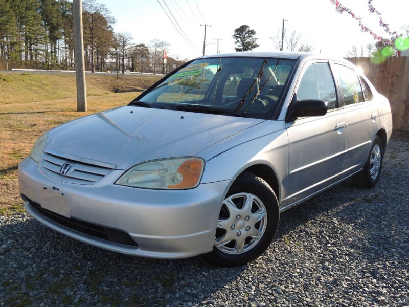 2002 Honda Civic for sale at Cars Plus in Fruitland MD