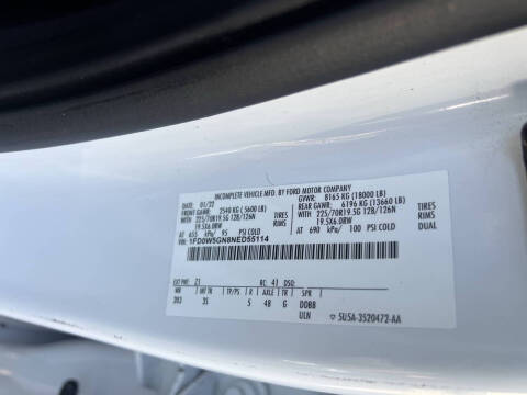 2022 Ford F-550 Super Duty