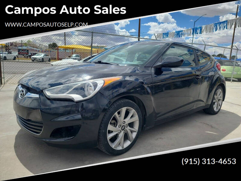 2016 Hyundai Veloster for sale at Campos Auto Sales in El Paso TX