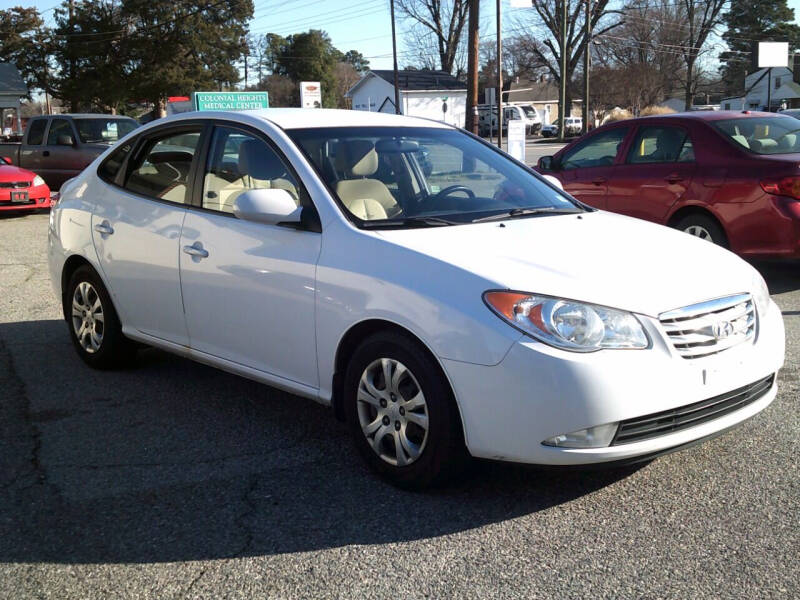 2010 Hyundai Elantra for sale at Wamsley's Auto Sales in Colonial Heights VA