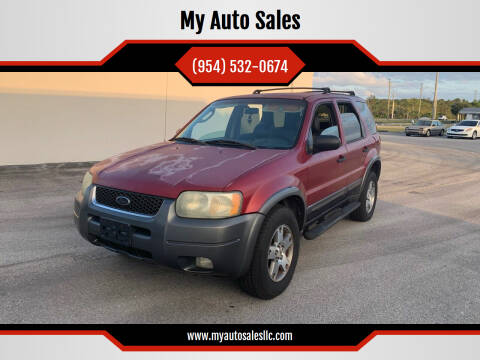 2004 Ford Escape for sale at My Auto Sales 2 in Port St Lucie FL