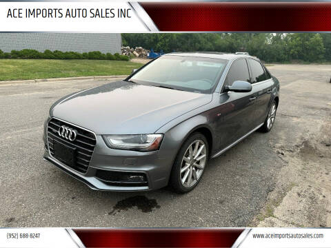 2016 Audi A4 for sale at ACE IMPORTS AUTO SALES INC in Hopkins MN
