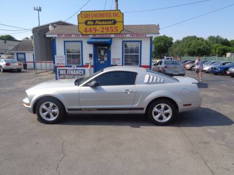 2008 Ford Mustang for sale at Cars Unlimited Inc in Lebanon TN