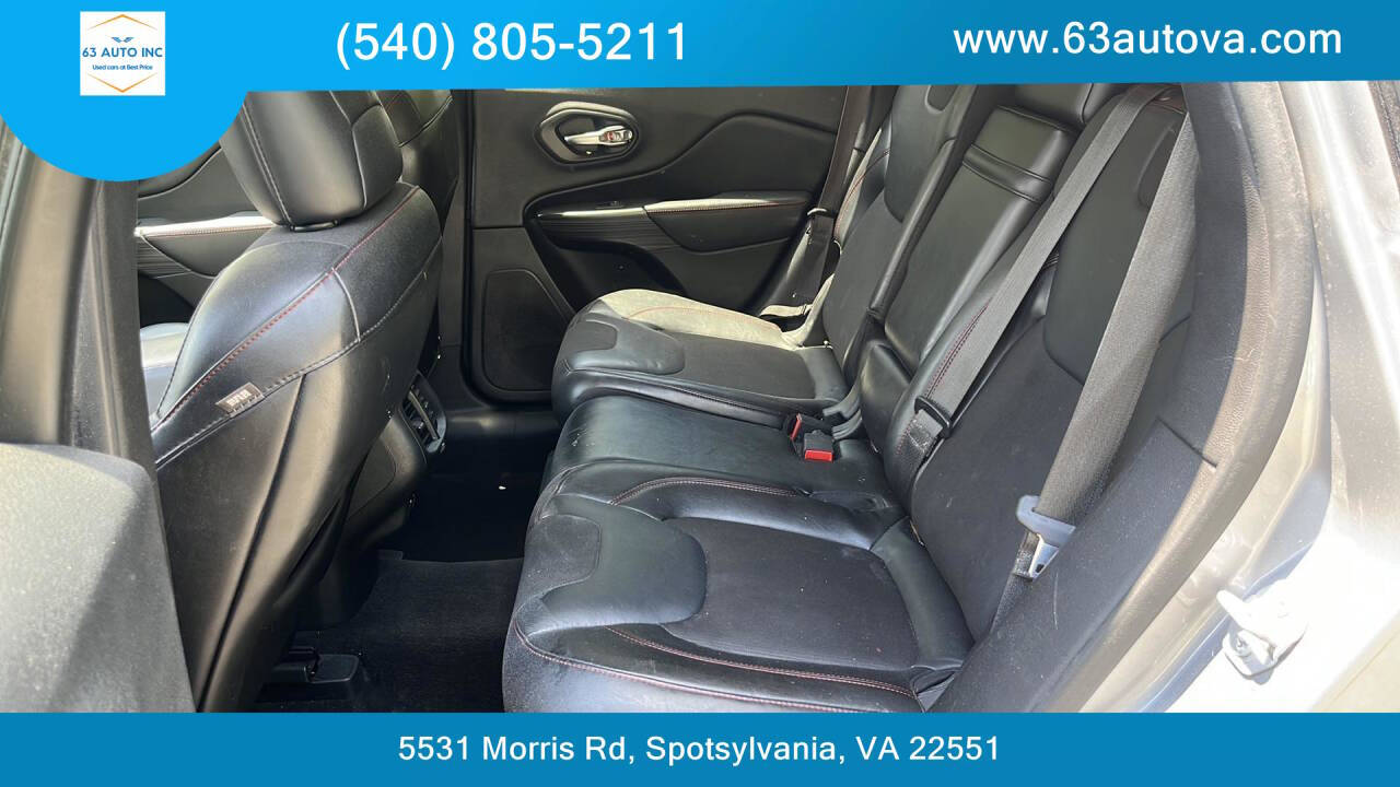 2015 Jeep Cherokee for sale at 63 Auto Inc in Spotsylvania, VA