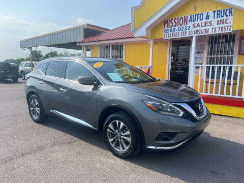 2018 Nissan Murano for sale at Mission Auto & Truck Sales, Inc. in Mission TX