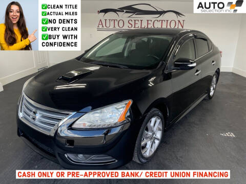 2015 Nissan Sentra for sale at Auto Selection Inc. in Houston TX