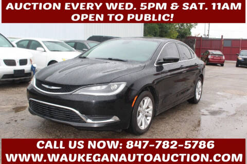 2015 Chrysler 200 for sale at Waukegan Auto Auction in Waukegan IL