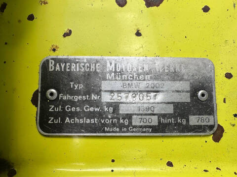 1972 BMW 2002