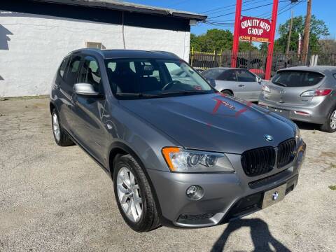 2013 BMW X3 for sale at Quality Auto Group in San Antonio TX