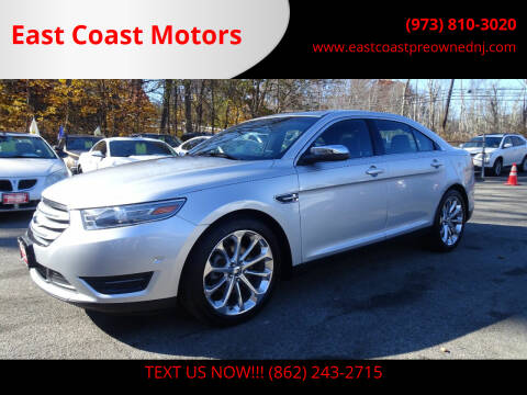 2013 Ford Taurus for sale at East Coast Motors in Lake Hopatcong NJ
