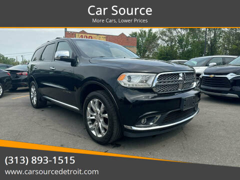 2016 Dodge Durango for sale at Car Source in Detroit MI