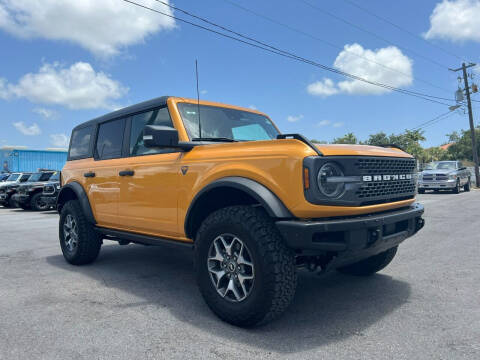 2021 Ford Bronco for sale at DELRAY AUTO MALL in Delray Beach FL