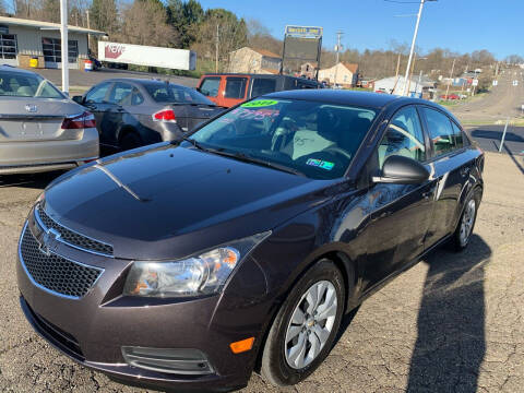 2014 Chevrolet Cruze for sale at G & G Auto Sales in Steubenville OH