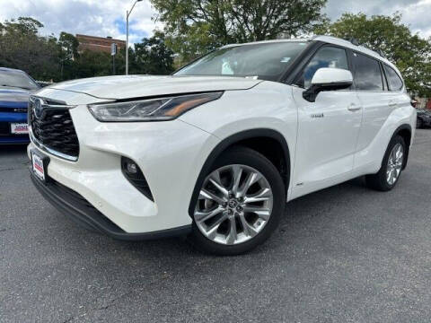 2021 Toyota Highlander Hybrid for sale at Sonias Auto Sales in Worcester MA