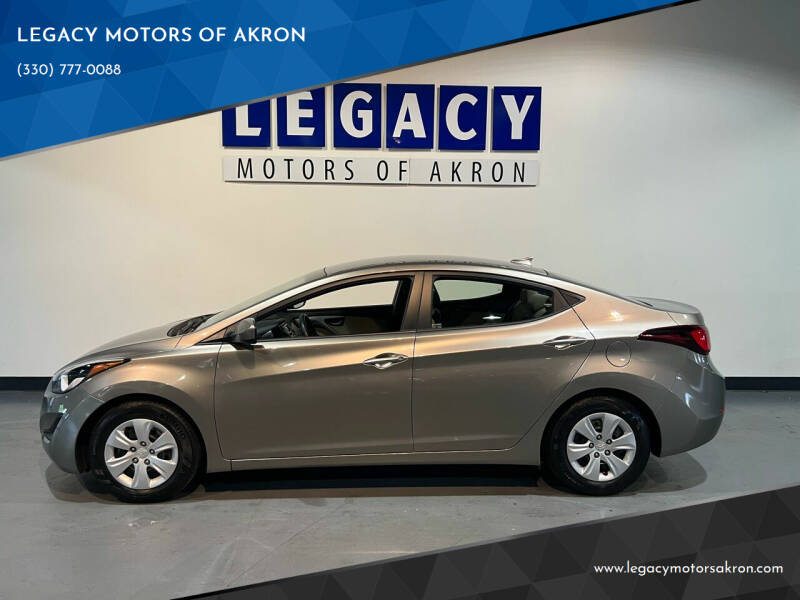 2016 Hyundai Elantra for sale at LEGACY MOTORS OF AKRON in Akron OH