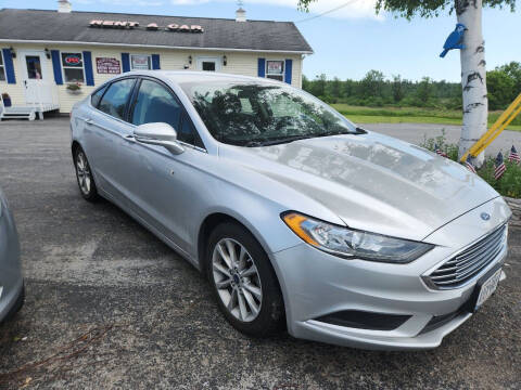 2017 Ford Fusion for sale at Alex Bay Rental Car and Truck Sales in Alexandria Bay NY