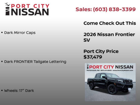 2026 Nissan Frontier SV