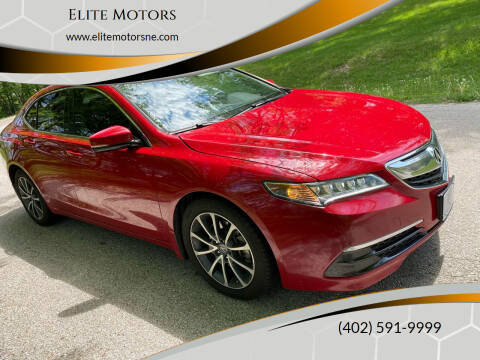 2017 Acura TLX for sale at Elite Motors in Bellevue NE