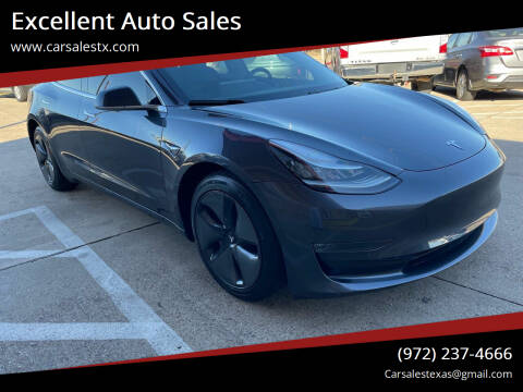 2018 Tesla Model 3 for sale at Excellent Auto Sales in Grand Prairie TX
