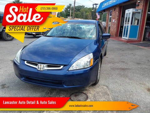 2003 Honda Accord for sale at Lancaster Auto Detail & Auto Sales in Lancaster PA