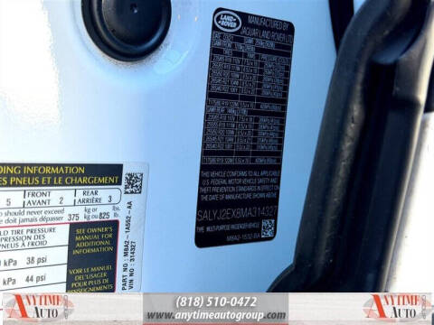 2021 Land Rover Range Rover Velar P250 S