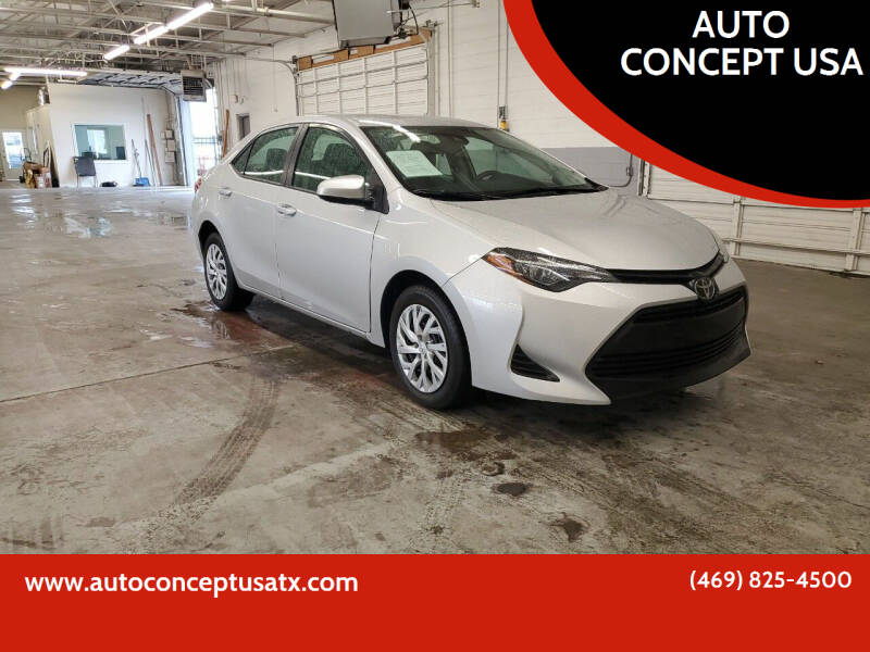 2019 Toyota Corolla for sale at AUTO CONCEPT USA in Garland TX