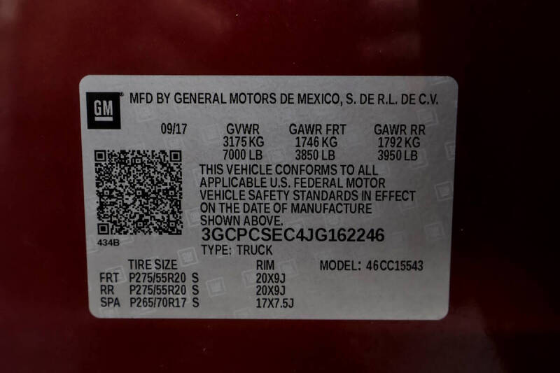 2018 Chevrolet Silverado 1500