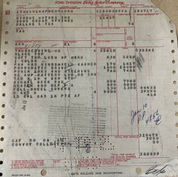 1957 Ford Thunderbird